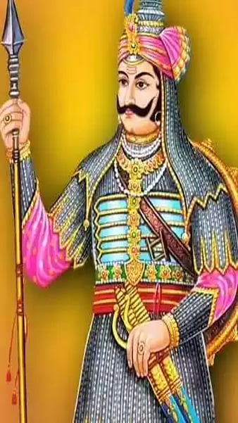 Great Indian King Maharana Pratap Stock Vector (Royalty Free) 1962137875 |  Shutterstock
