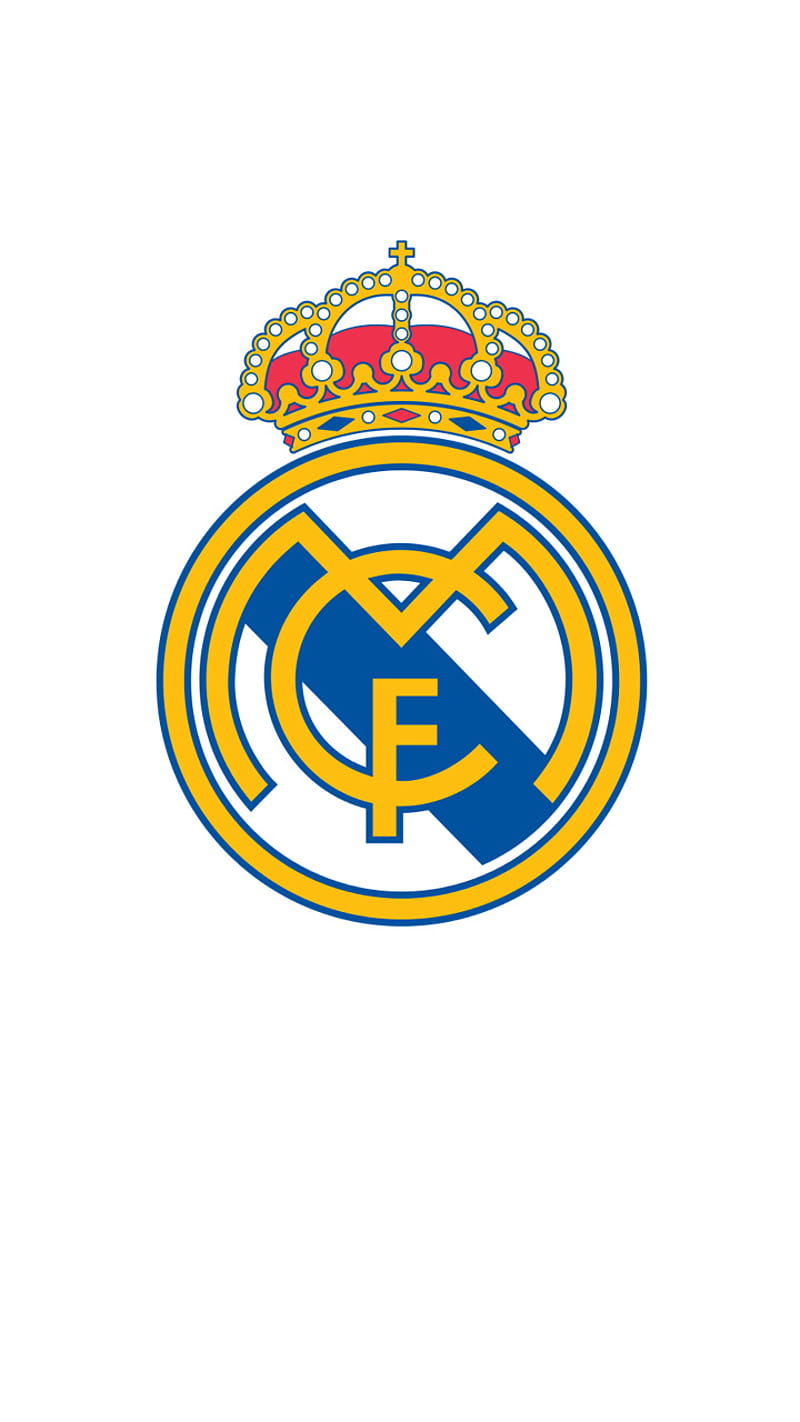 Real Madrid Logo in flag Wallpaper 2k Quad HD ID3939