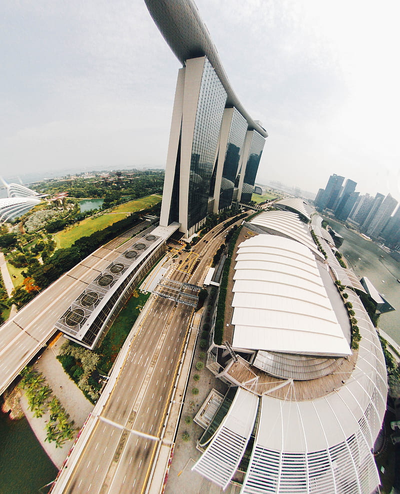Marina Bay Sands, Singapore, HD phone wallpaper