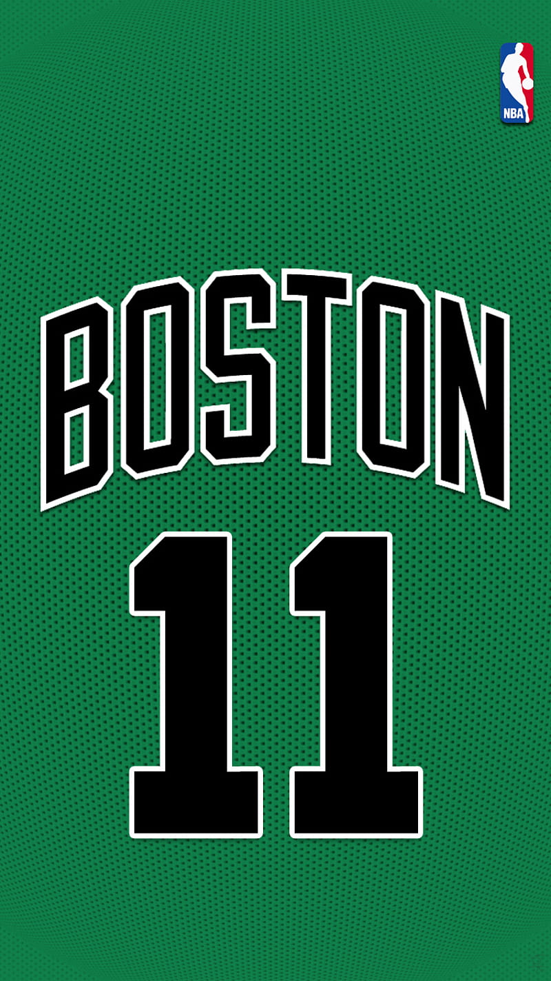Celtics Jersey, kyrie irving, boston celtics, nba, HD phone wallpaper