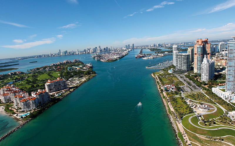 Miami Florida-Urban Landscape, HD wallpaper