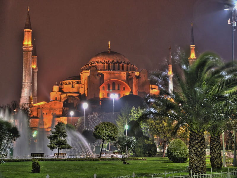 Istanbul Saint Sophia cathedral, cathedral, sophia, saint, istanbul, HD wallpaper