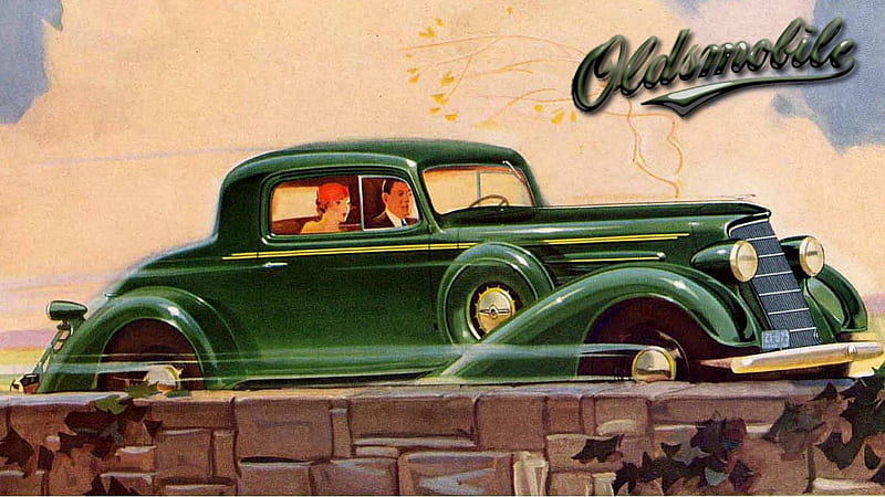 Keep your eyes on the speedometor, carros, Oldsmobile, 1934 Oldsmobile, automobile vintage, HD wallpaper