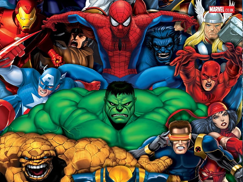 Spider Man, Hulk, Iron Man, Captain America, Comics, Gambit (Marvel Comics),  HD wallpaper | Peakpx