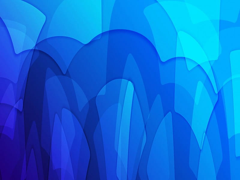 Blue Abstract, arches, overlapping, blue shades, HD wallpaper