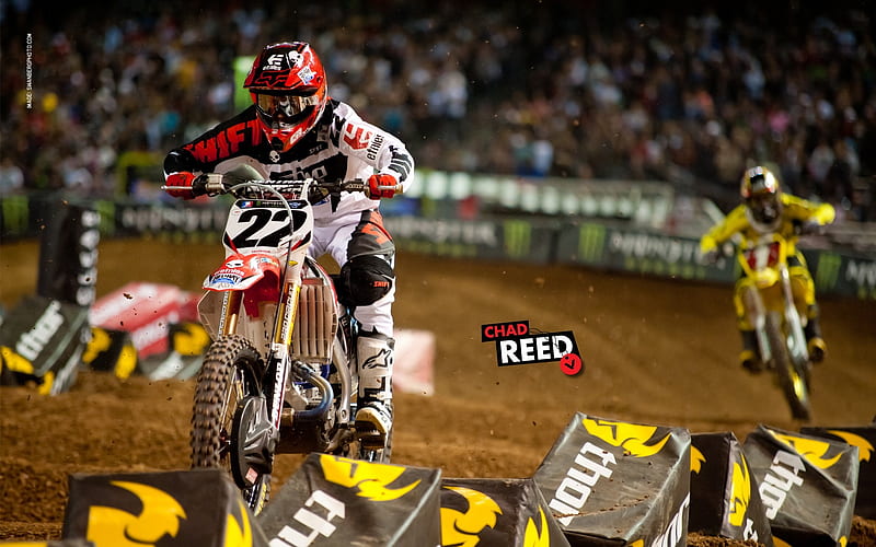 AMA Supercross Phoenix-the second stop-Chad Reed, HD wallpaper