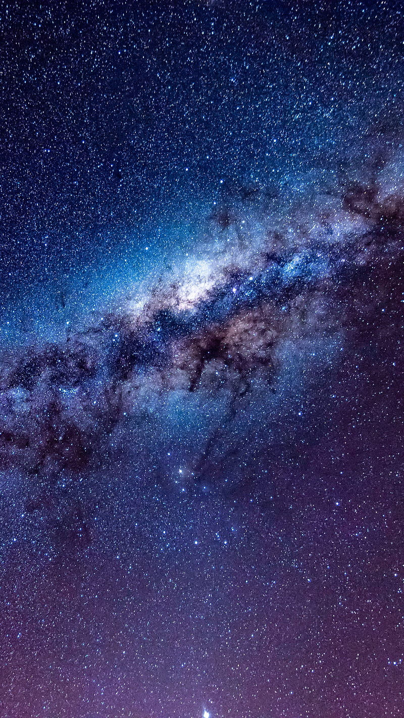 Galaxia Espacio Lechoso Azul Noche Estrellas Fondo De Pantalla De Teléfono Hd Peakpx 1253