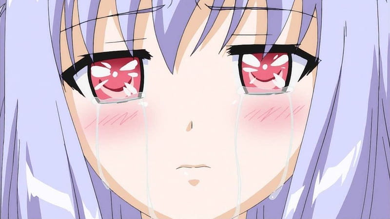Loving crying eyes anime manga women tears flow down my cheeks   CanStock