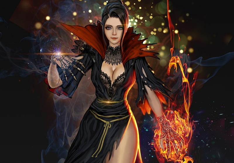 fantasy witch art