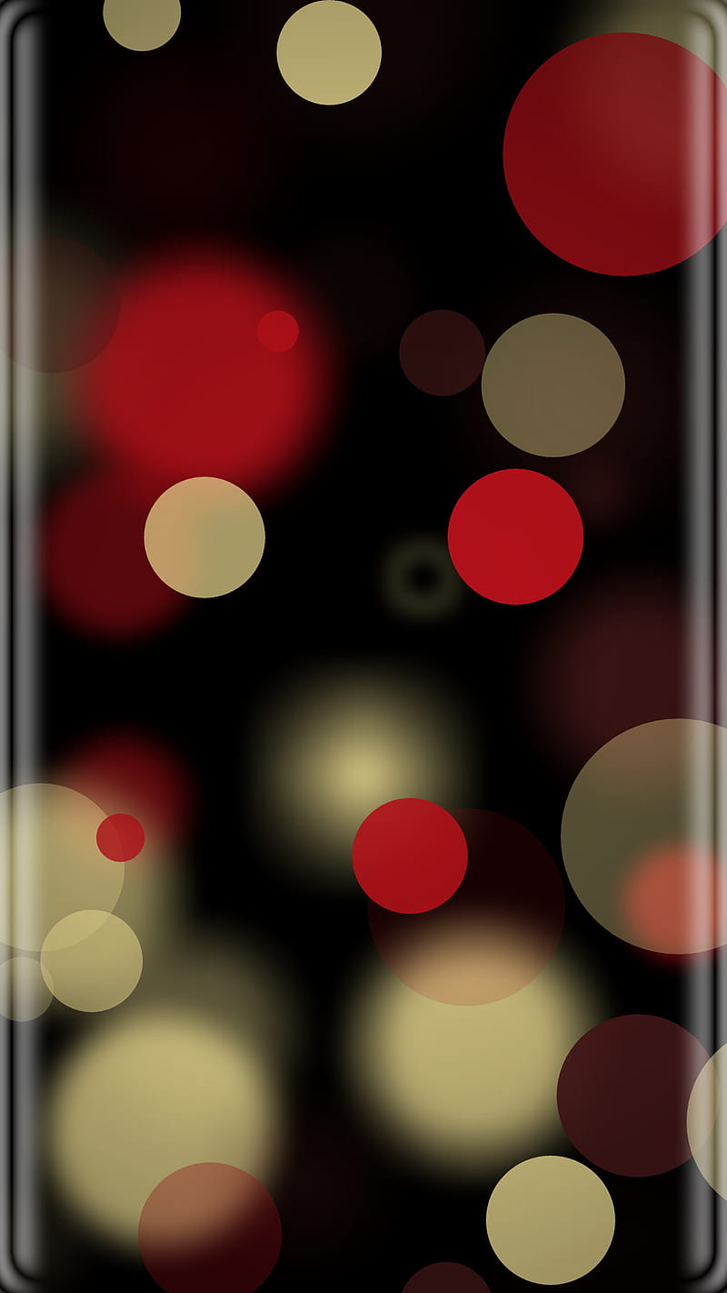 Abstract, bokeh, colorful, dots, s7, s7 edge, HD phone wallpaper