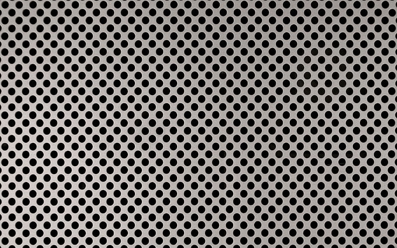 metal grid texture macro, aluminum, metal dotted patterns, metal textures, metal grid, metal backgrounds, metal grid pattern, metal grid background, grid patterns, aluminum backgrounds, HD wallpaper