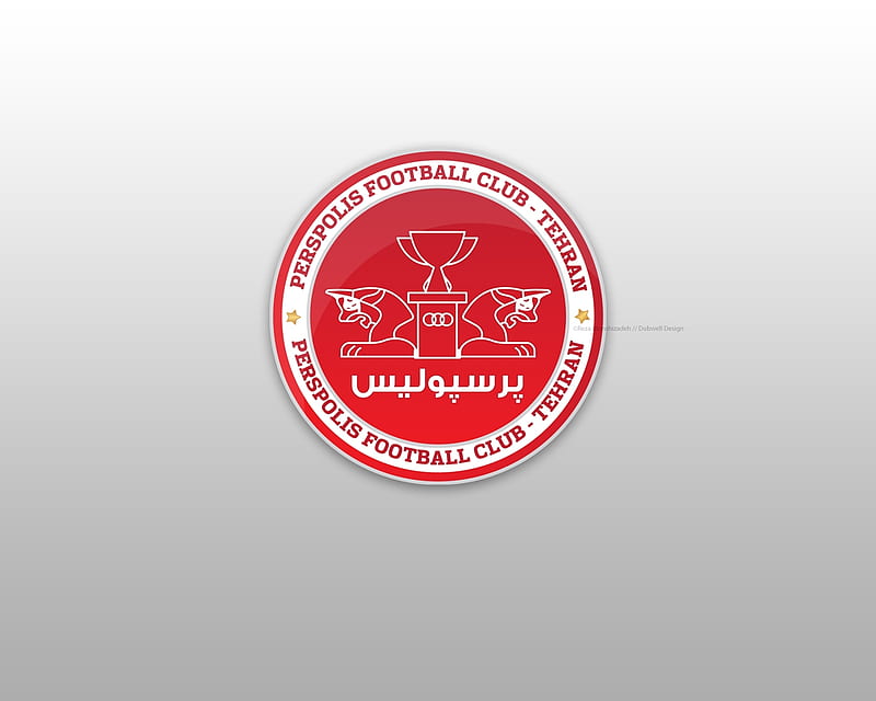Persepolis F.C., Emblem, Persepolis FC, Logo, Iranian Club, Sport, persepolis, HD wallpaper