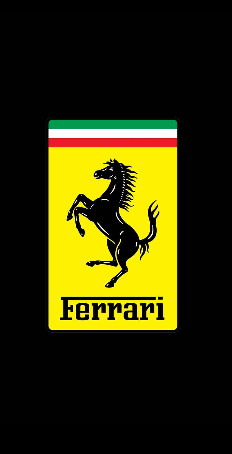 Ferrari, logo, HD phone wallpaper