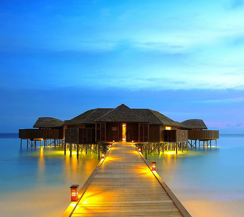 Maldives, paradise, HD wallpaper