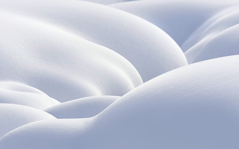 White snow-Mac OS, HD wallpaper