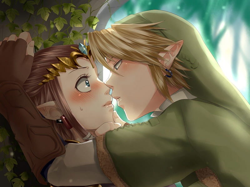 Link ♡ Zelda, pretty, princess zelda, cg, game, sweet, nice, love