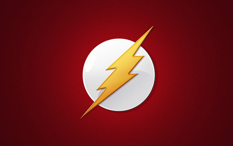 The Flash Logo, the-flash, tv-shows, super-heroes, logo, HD wallpaper