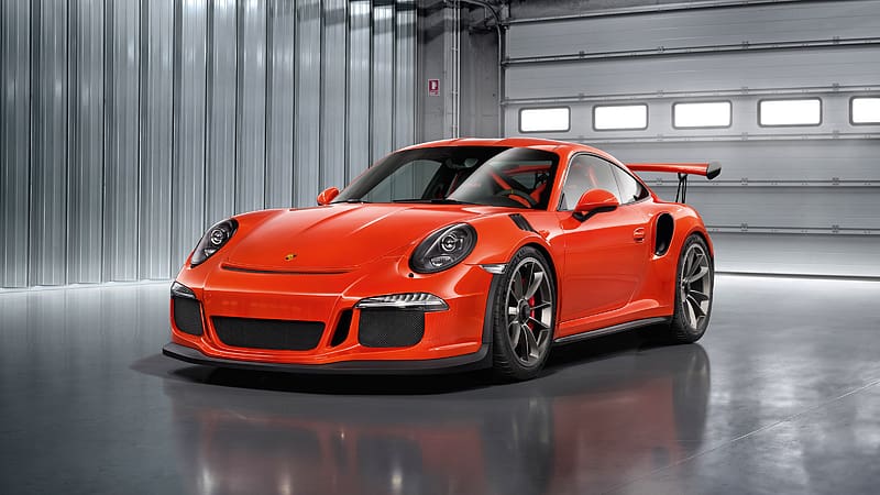 Porsche, Car, Porsche 911, Porsche 911 Gt3, Porsche 911 Gt3 Rs, Vehicles, Orange Car, HD wallpaper