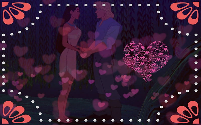 Pocahontas And John Valentine S Day, John, Valentine, And, Pocahontas, Day, S, HD wallpaper
