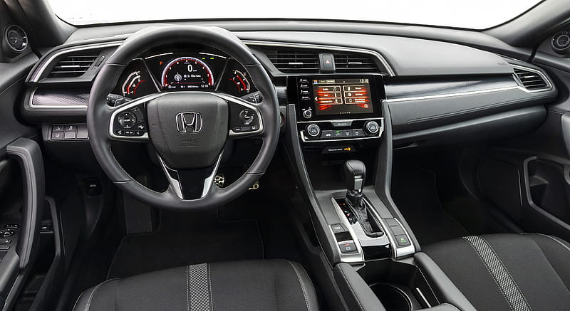 2020 Honda Civic Coupe Sport - Interior, car, HD wallpaper | Peakpx