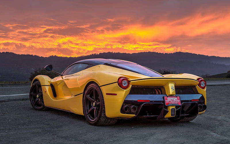 2014 Ferrari LaFerrari, Coupe, Hybrid, V12, car, HD wallpaper