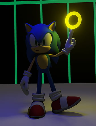 Download Dark Sonic 3d Fanart Wallpaper