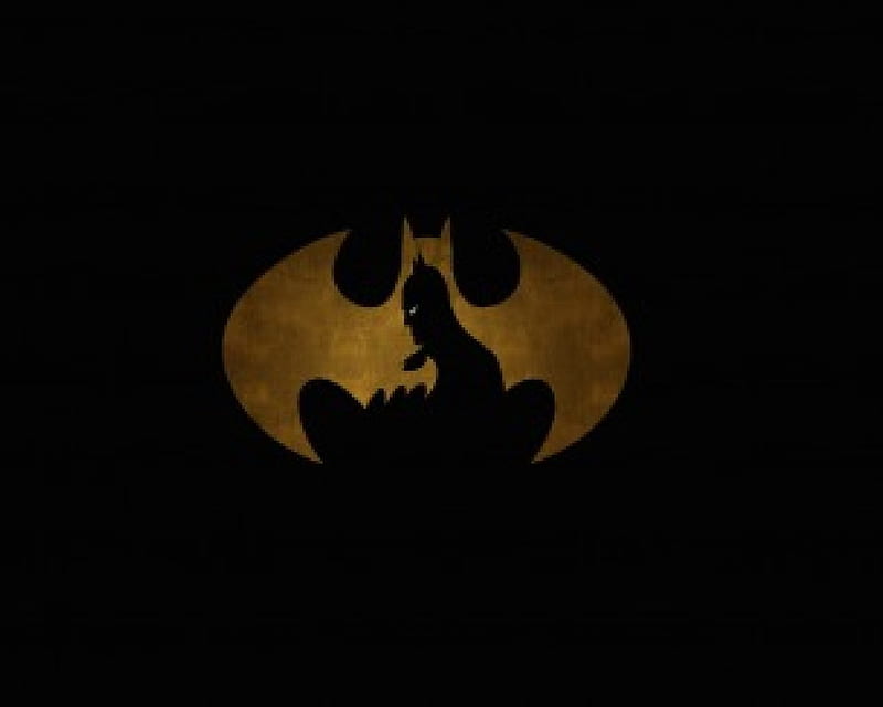 The Dark Knight, Batman, Comics, Dc, Logo, HD wallpaper