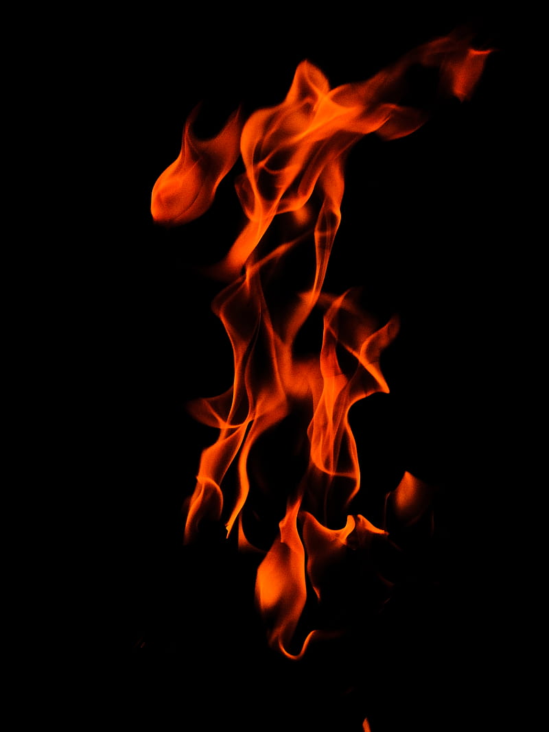 Wallpaper ID 22287  fire flame dark 4k free download