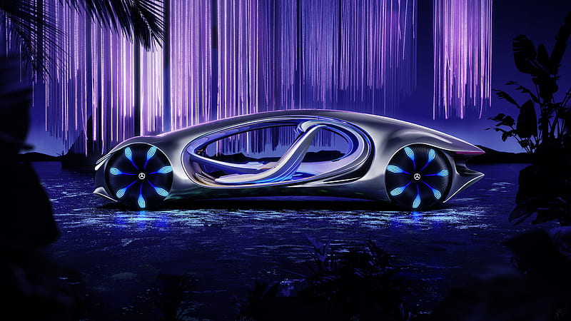 Mercedes-Benz VISION AVTR, CES 2020, electric cars, HD wallpaper