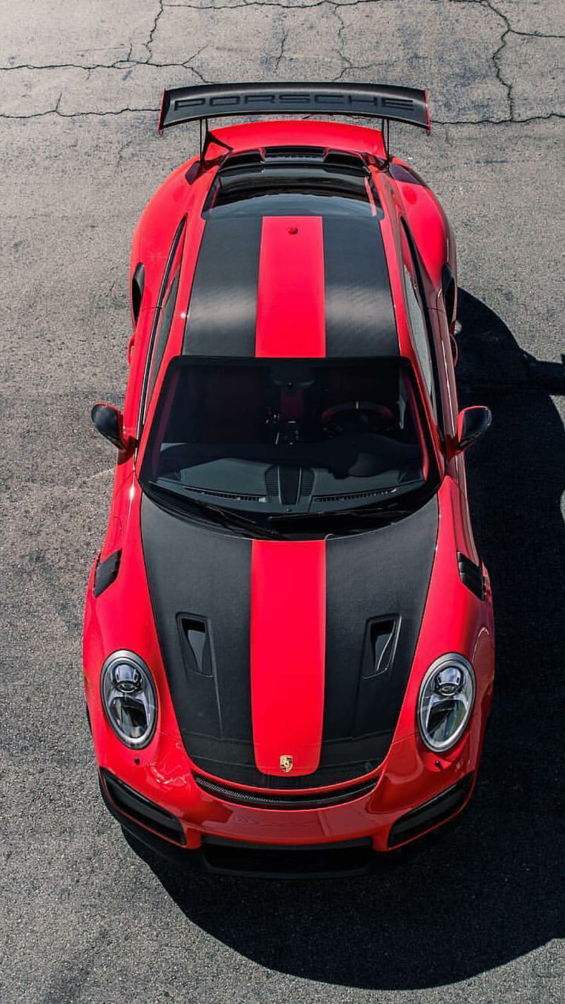 PORSCHE GT2RS, car, carbon, new, red, esports, supercar, HD phone wallpaper