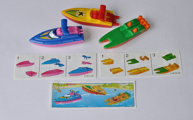 Toy Boats, colorful, boats, childhood, toys, HD wallpaper | Peakpx