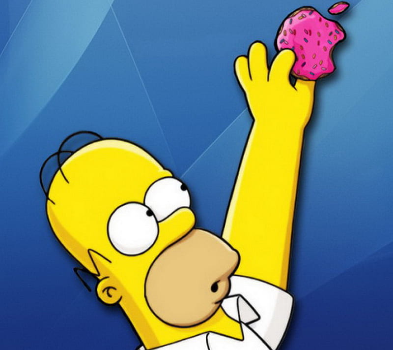 Download Homer Simpson Pink Aesthetic Wallpaper | Wallpapers.com