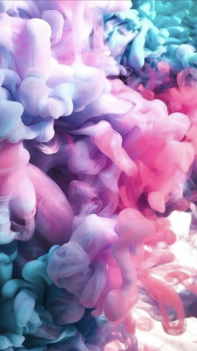 Colorful smoke, explosion, colours, HD phone wallpaper
