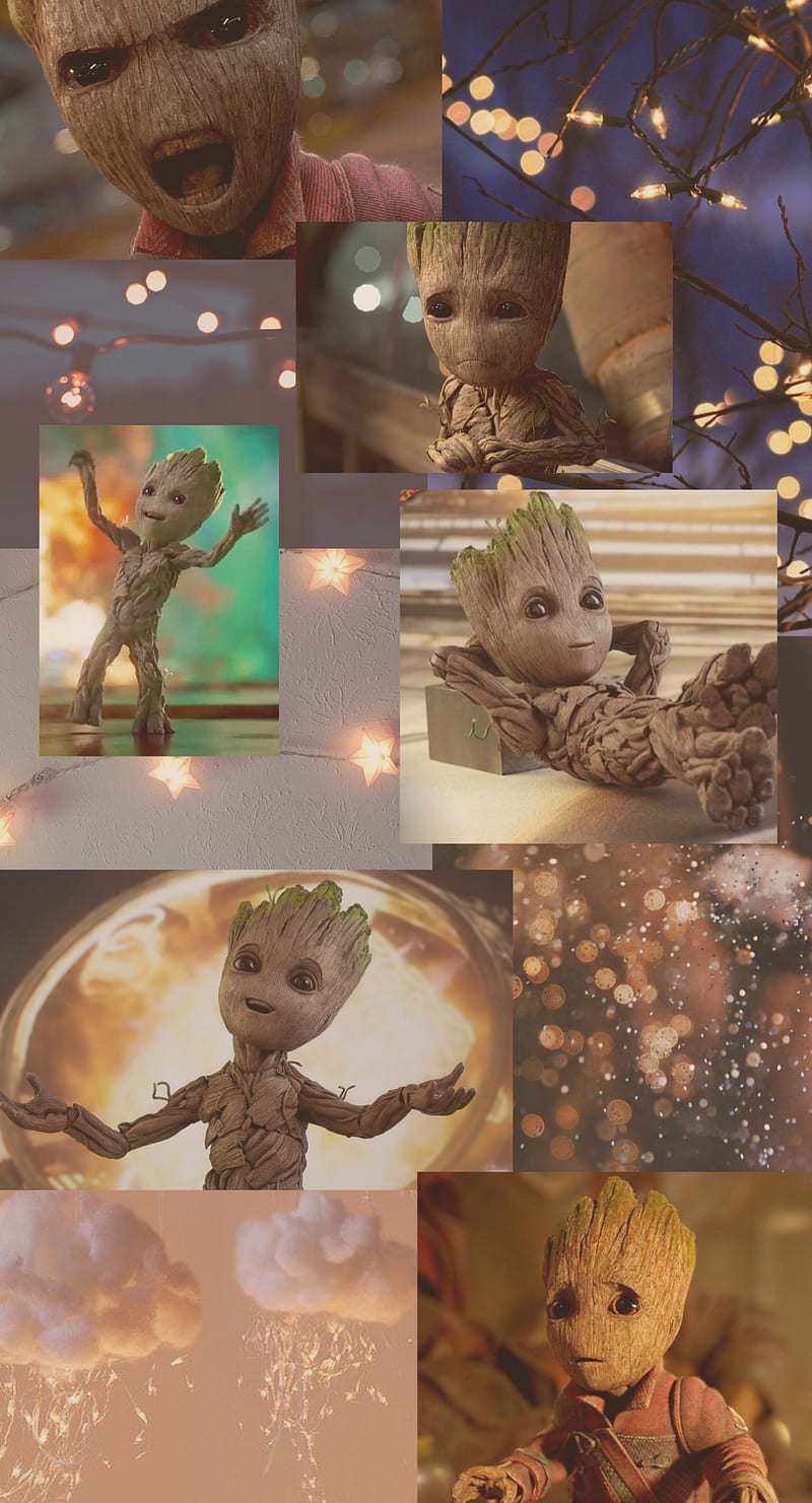 Baby Groot , avengers, baby groot, guardians of the galaxy, i am groot, marvel, HD phone wallpaper