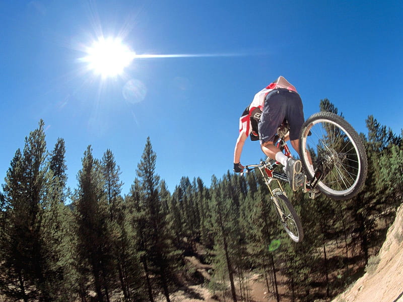 Mountain biking- SPORT, HD wallpaper