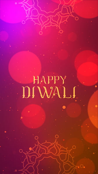 Happy Diwali, Z, colorful, light, lights, mandala, purple, red, yellow, HD phone  wallpaper | Peakpx