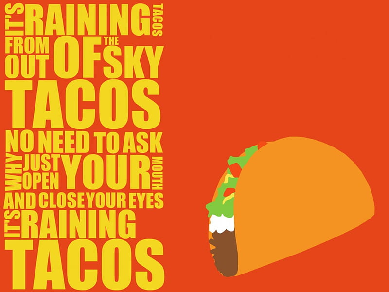 Tacos, sky, food, dessert, HD wallpaper