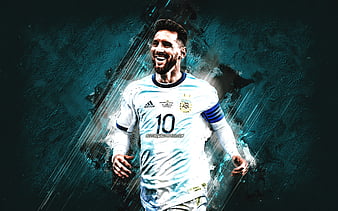 Lionel Messi, portrait, Argentina national football team, Leo Messi ...