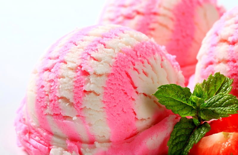 Pink Icecream, Icecream, Pink, Frozen, Sweet, HD wallpaper