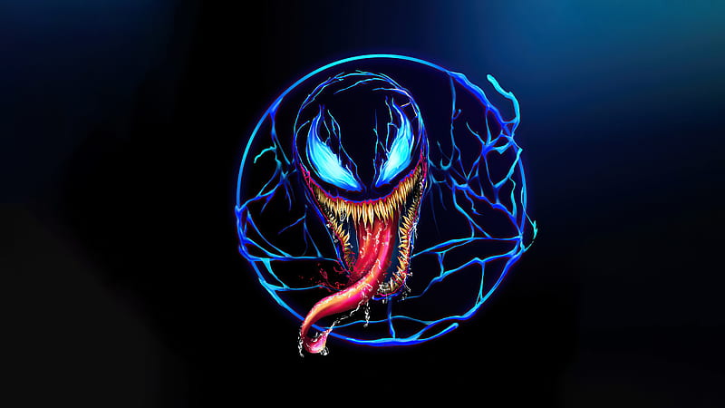 Venom Minimal Design, HD wallpaper
