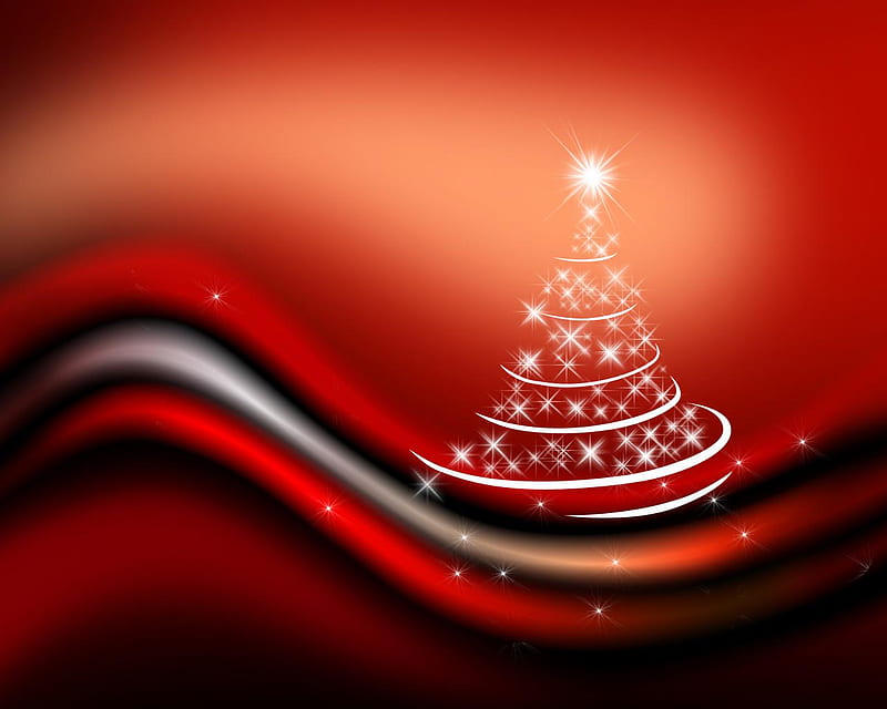 árbol de navidad, abstracto, luces, Fondo de pantalla HD | Peakpx