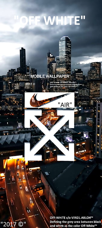 OFF WHITE X Nike Air Force 1 - Wallpaperforu