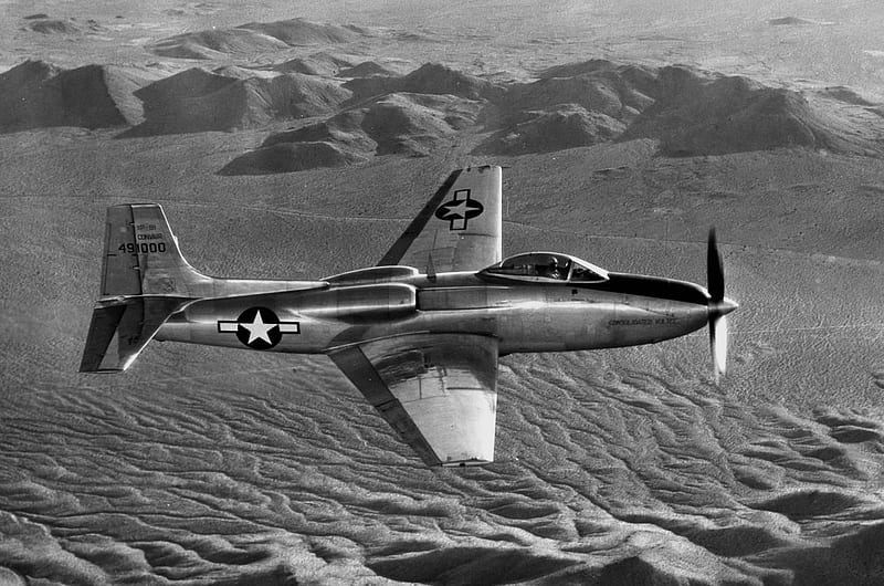 Convair XF81, black and white, united states air force, aircraft, experimental aircraft, HD wallpaper