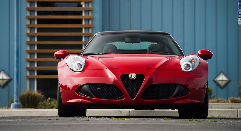 2015 Alfa Romeo 4C Spider (US-Spec) - Front, car, HD wallpaper | Peakpx