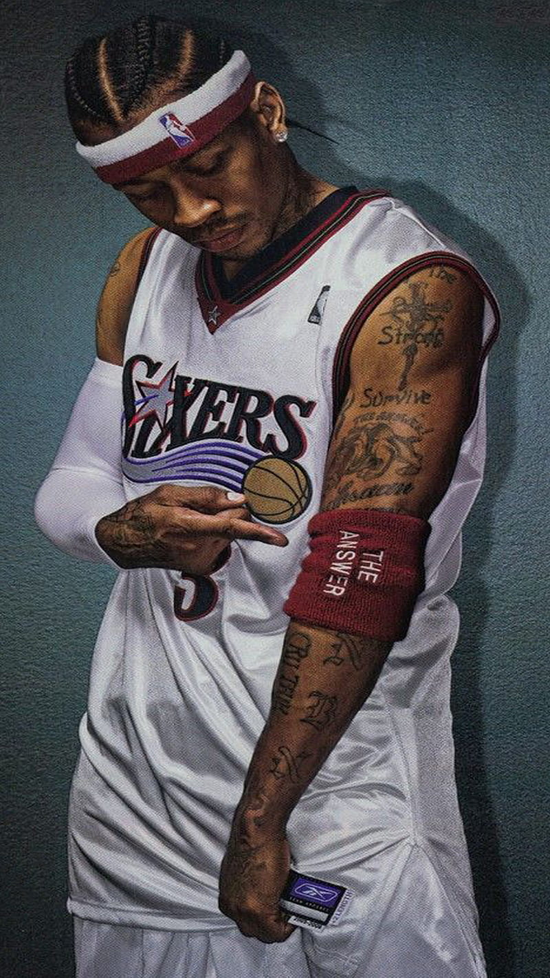 HD wallpaper: Allen Iverson wallpaper, basketball, NBA, real people, city,  lifestyles