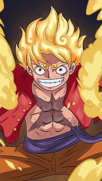 Luffy Sun God Nika (Gear 5) One Piece 4K Wallpaper iPhone HD Phone #3981g