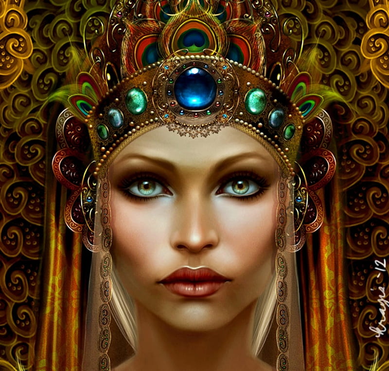 Queen Fantasy Luminos Girl Jewel Face Kristel Ann Raymundo Eyes Hd Wallpaper Peakpx 3604