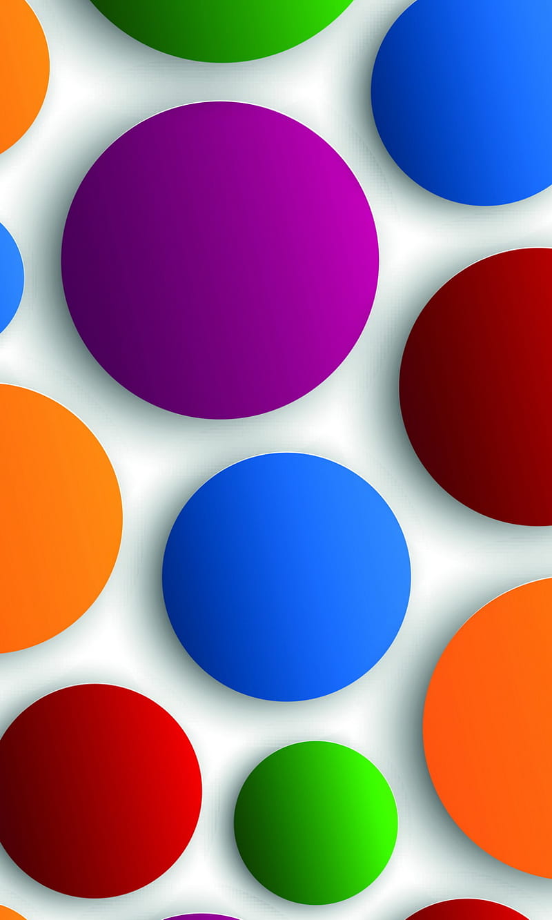 3D Background, 3 d background, abstract dots colorful, HD phone wallpaper