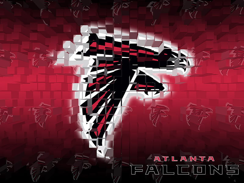 NFL Atlanta Falcons, professional, 3d, HD wallpaper