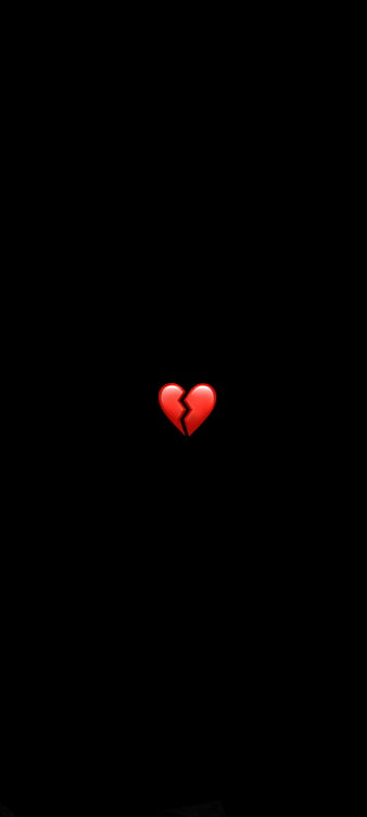 Heartbroken, amoled, broken heart, heart, sad, HD phone wallpaper